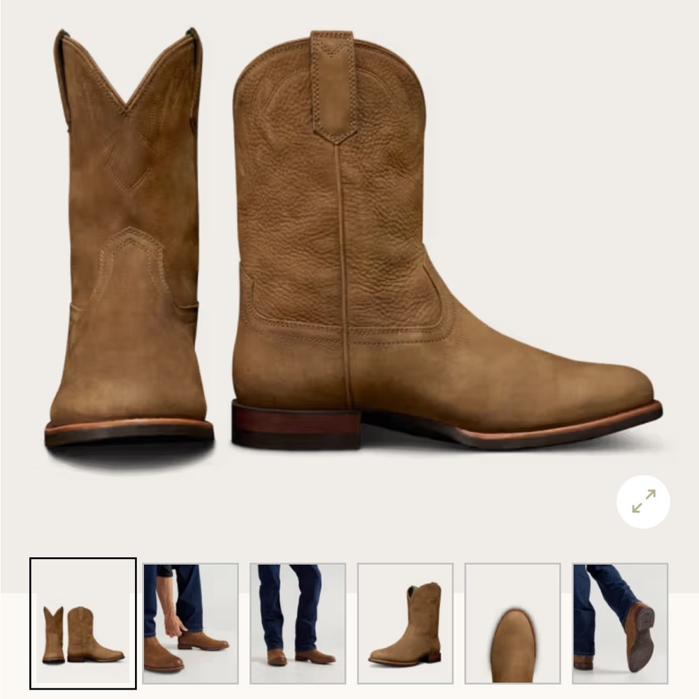 Tecovas Light Mesquite Cowhide Men’s Western Boots. Original price $288 - Picture 4 of 12